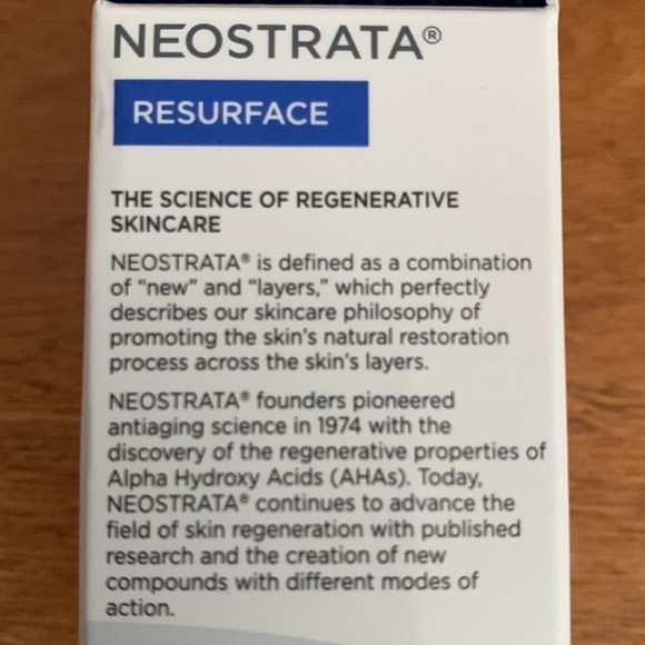 NWT NEOSTRATA RESURFACE Skin Texture Clarity 10% AHA GLYCOLIC RENEWAL SERUM - Picture 7 of 8